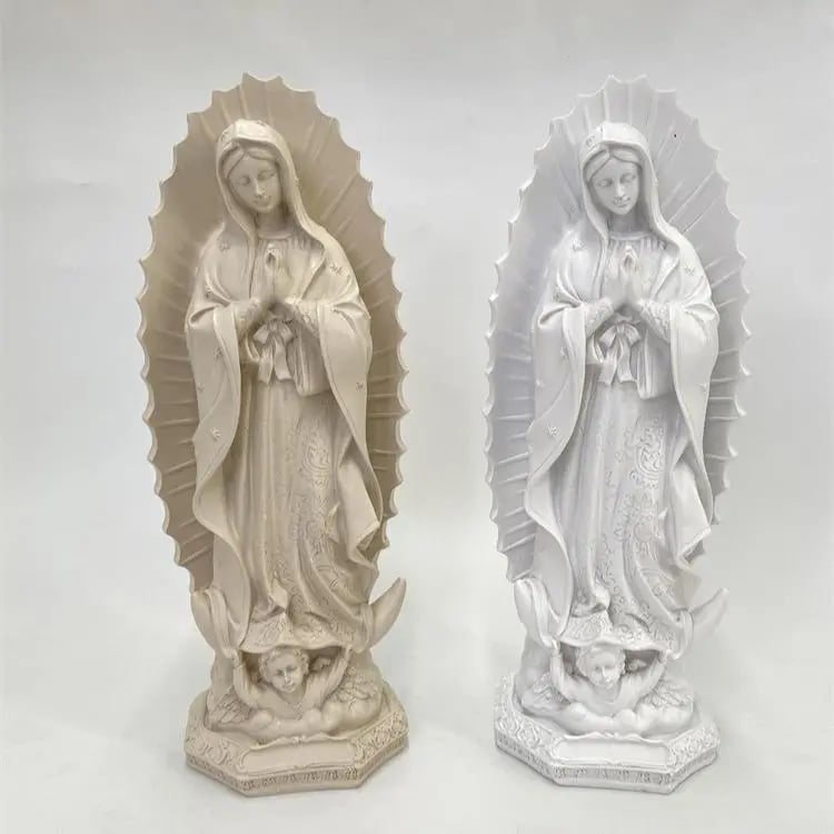🔥Last Day 49% OFF-11.8” Virgin Mary Statue ✨ Little Virgin of Guadalupe 🕊️ Religious Home Décor 🏡