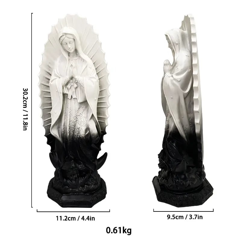 🔥Last Day 49% OFF-11.8” Virgin Mary Statue ✨ Little Virgin of Guadalupe 🕊️ Religious Home Décor 🏡