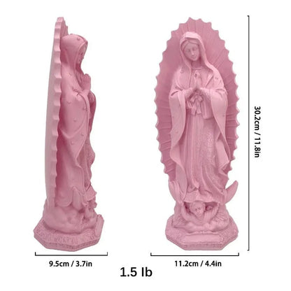 🔥Last Day 49% OFF-11.8” Virgin Mary Statue ✨ Little Virgin of Guadalupe 🕊️ Religious Home Décor 🏡