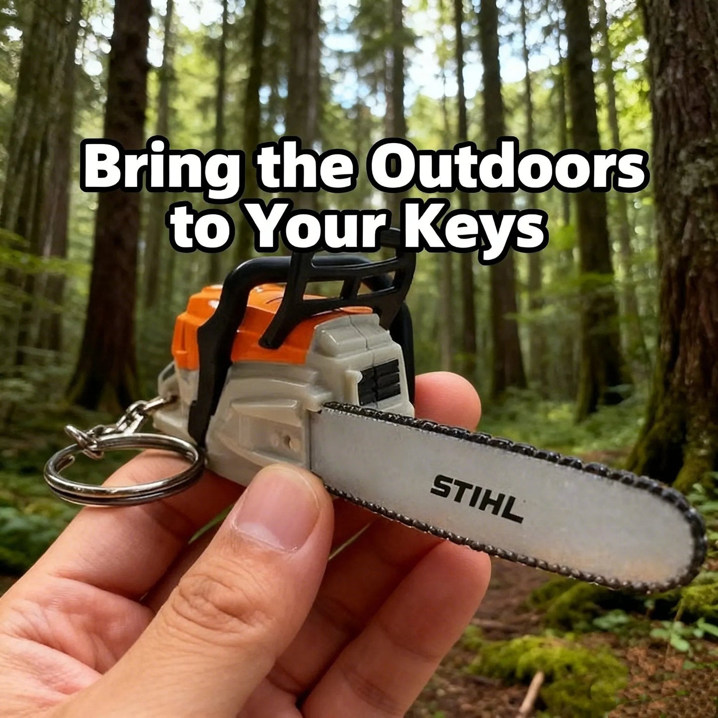 🔥LAST DAY 49% OFF -🔧 Chainsaw Keychain | Portable Chainsaw Key Ring