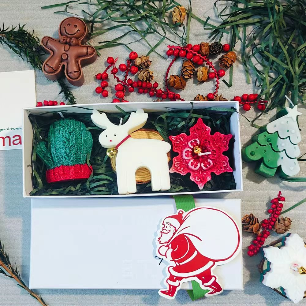 🕯️Cute Festive Scented Candles | Handmade Christmas Gift Set - Aromatherapy & Perfect Holiday Decor(Buy 2 Get 10% OFF)