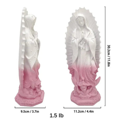 🔥Last Day 49% OFF-11.8” Virgin Mary Statue ✨ Little Virgin of Guadalupe 🕊️ Religious Home Décor 🏡